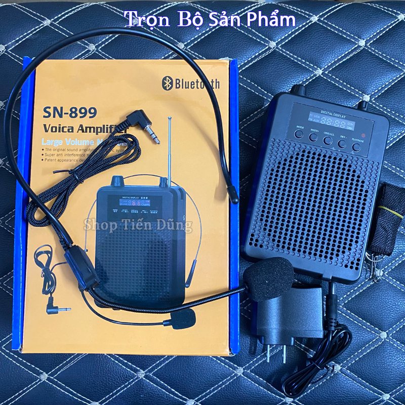 Máy Trợ Giảng SN-898 Hỗ Trợ Bluetooth, USB, Thẻ Nhớ Chuyên Dùng Cho Giao Viên Hướng Dẫn Du Lịch Bán Hàng Rong Và Mọi Nơi