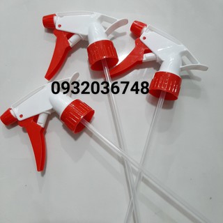 Đầu vòi xịt nhựa tưới nước phun sương có kèm ống nhựa
