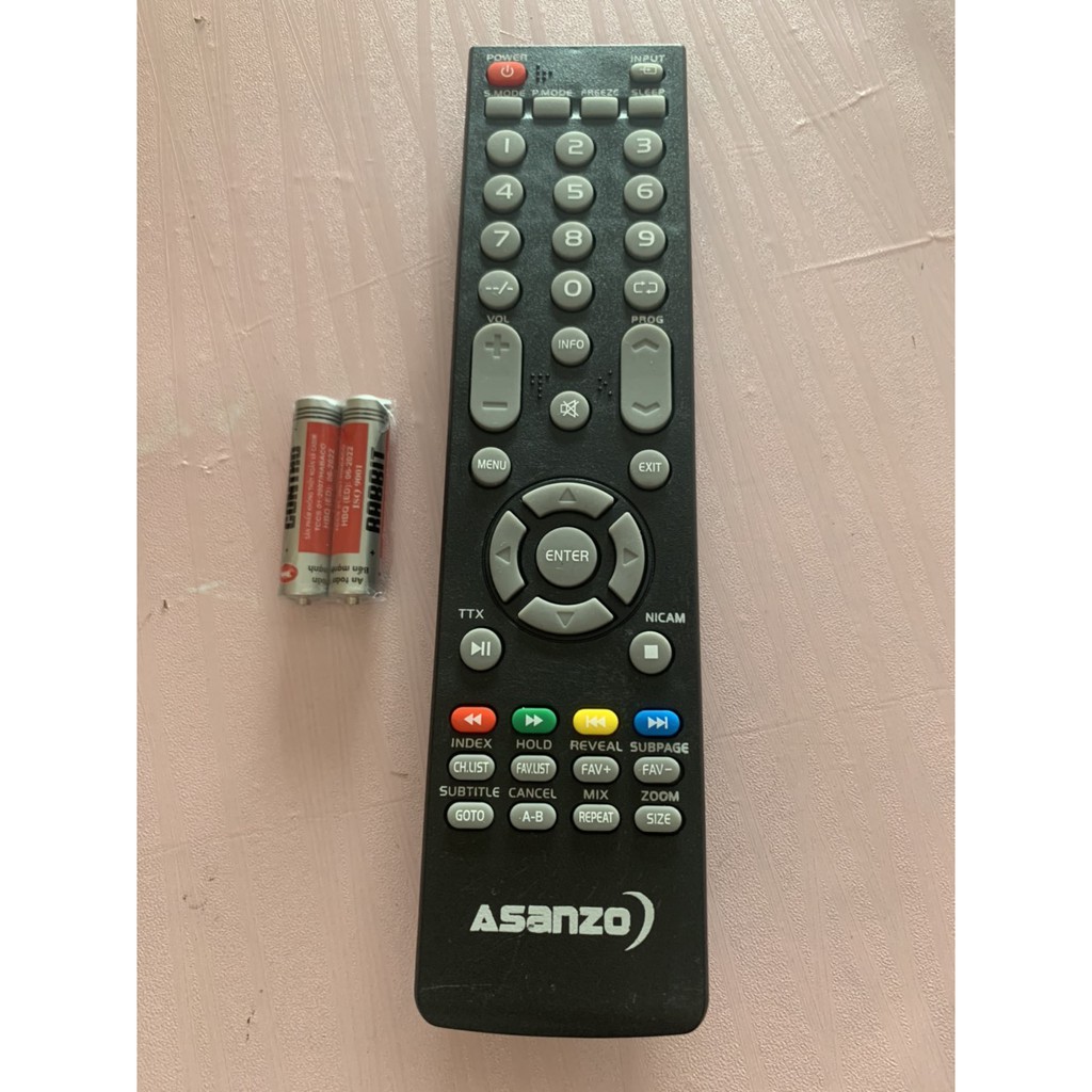 REMOTE ĐIỀU KHIỂN TIVI ASANZO THƯỜNG KIỂU 1