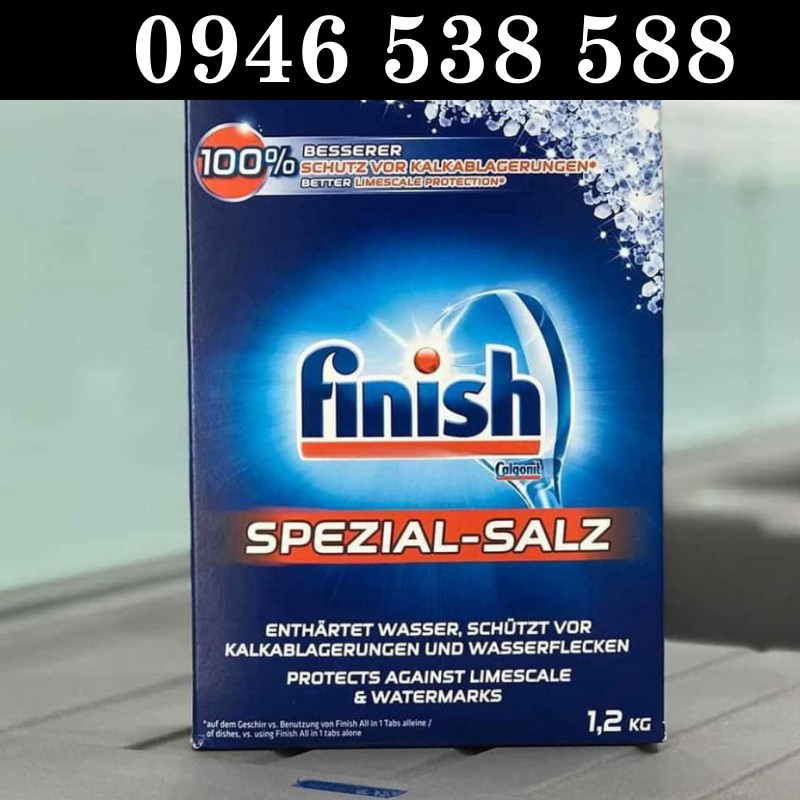 Combo 2 gói Muối rửa bát Finish 1.2kg