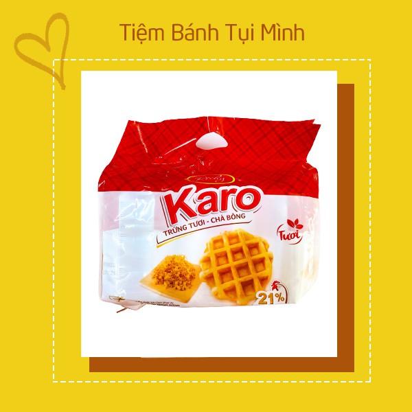 Túi bánh mì Karo chà bông tươi 6 cái