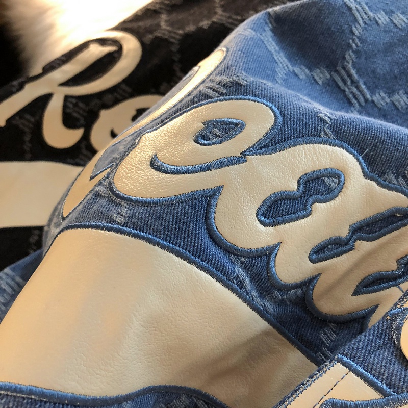 Áo khoác bóng chày tay dài in chữ màu sắc tương phản thời trang cho nam