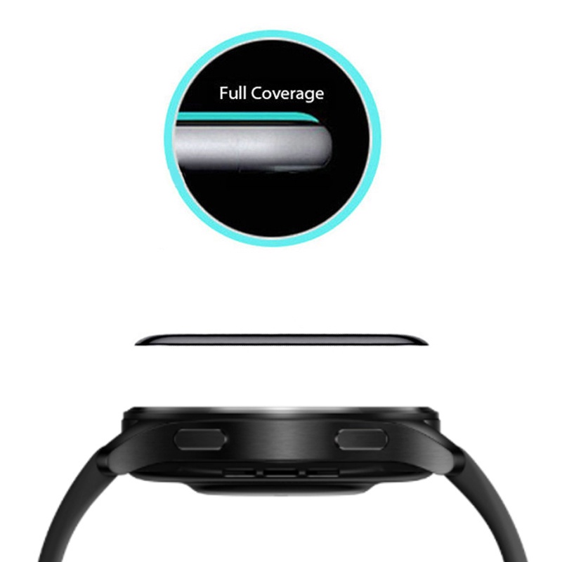 Kính Cường Lực Cong 3d Trong Suốt Bảo Vệ Màn Hình Cho Đồng Hồ Thông Minh amazfit bip 3 5 bip3 pro