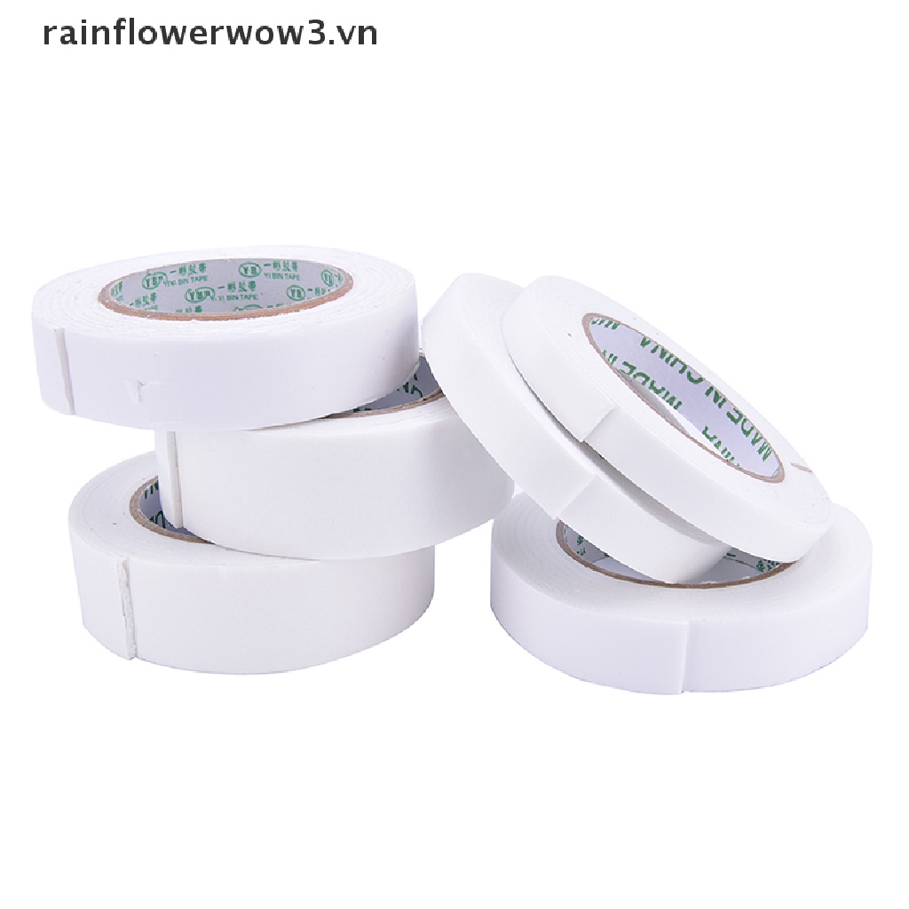 1 Cuộn Băng Keo Xốp Hai Mặt Màu Trắng Siêu Dính