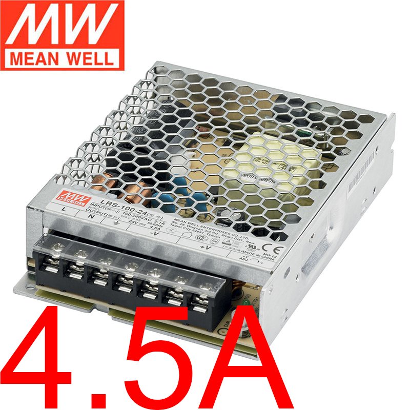 LRS-100-24|Bộ nguồn Meanwell LRS-100-24, bộ nguồn Meanwell 100W 24V 4.5A