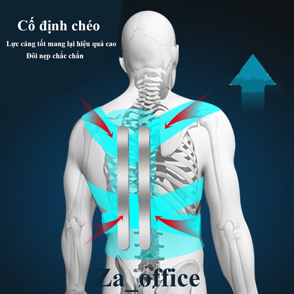 Đai đeo vai hỗ trợ chống gù lưng chính hãng có nẹp định hình cao cấp