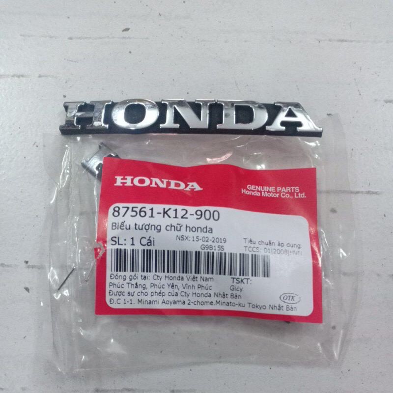 Tem logo Mặt nạ Honda Lead 125 2013-2016