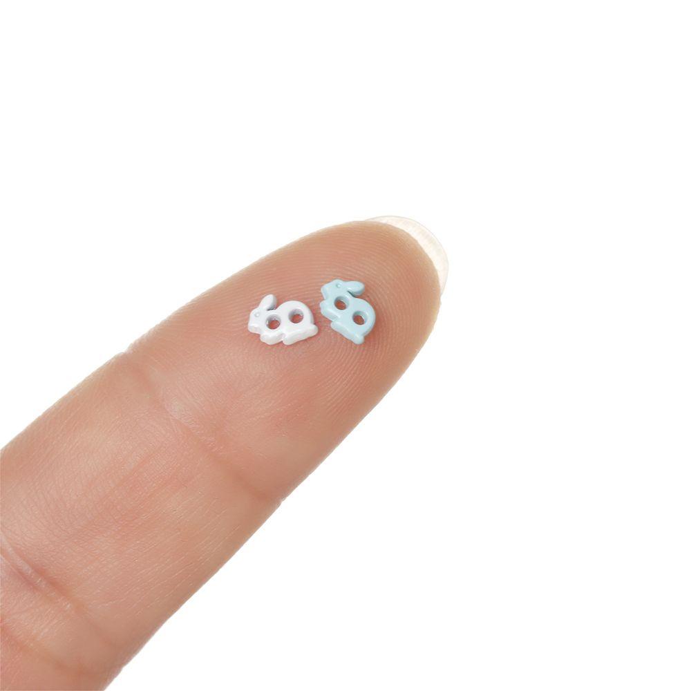 LUOL Set 20 / 40 Nút Áo Hình Thỏ Đáng Yêu Cho Búp Bê
