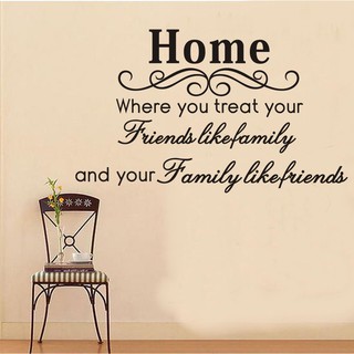 Decal dán tường chữ HOME 01