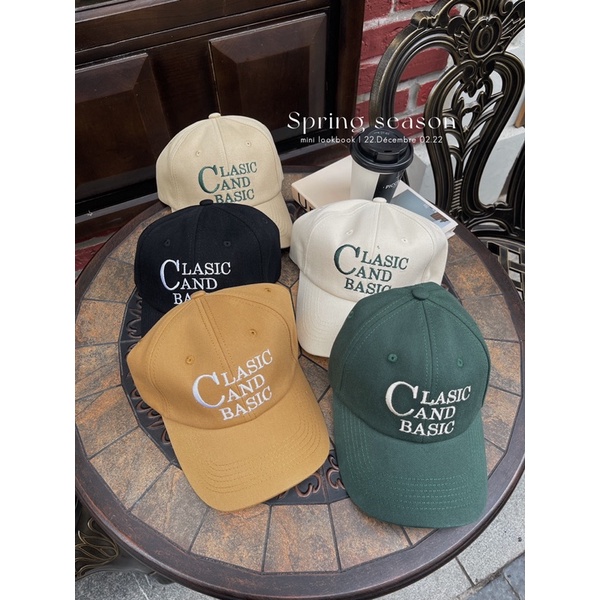 Mũ lưỡi trai thêu chữ Classic