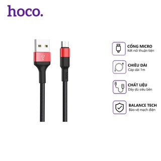 Dây sạc dù hoco X26 Cổng Micro