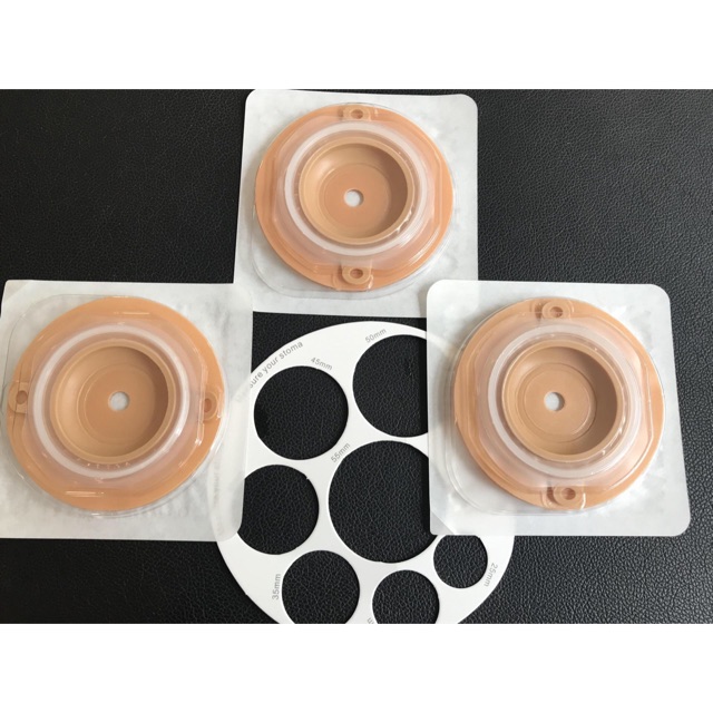 Bộ túi hậu môn nhân tạo đế lồi 2 mảnh