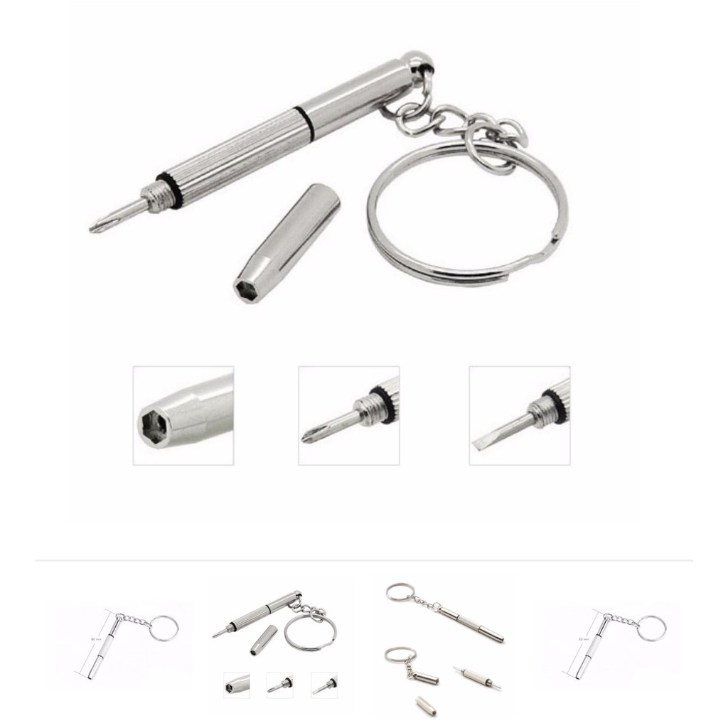 Tua vít vặn kính tại nhà tiện lợi treo chìa khoá | BigBuy360 - bigbuy360.vn