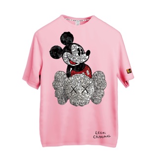Áo thun Kaws Mickey form regular và oversize by Legal Criminal