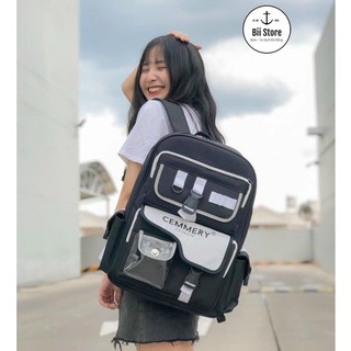 Balo CEMMERY phản quang học sinh cao cấp ( tặng kèm gim sticker + giấy thơm)