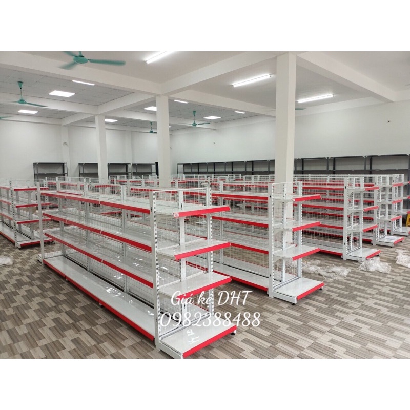 Kệ để hàng 2 mặt ( Cao 1m5 x Dài 2m7 )