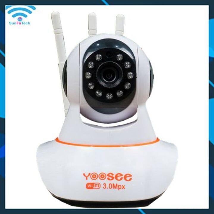 Camera Wifi Yoosee 3 râu 3.0Mpx⚡FREE SHIP⚡,mẫu mới nhất 2021,chuẩn Full HD 1080P-GIÁM SÁT CHUYỂN ĐỘNG,BÁO ĐỘNG,KHÔNG DÂY