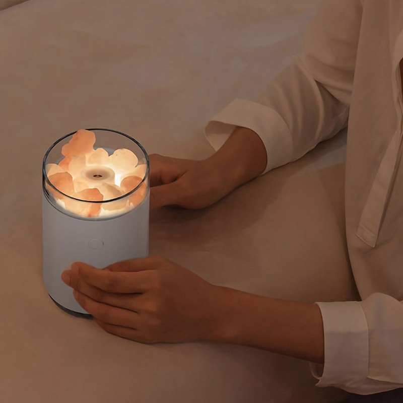 Máy Tạo Độ Ẩm Không Khí Tinh Dầu Thơm 260mL Có Đèn Tạo Không Khí