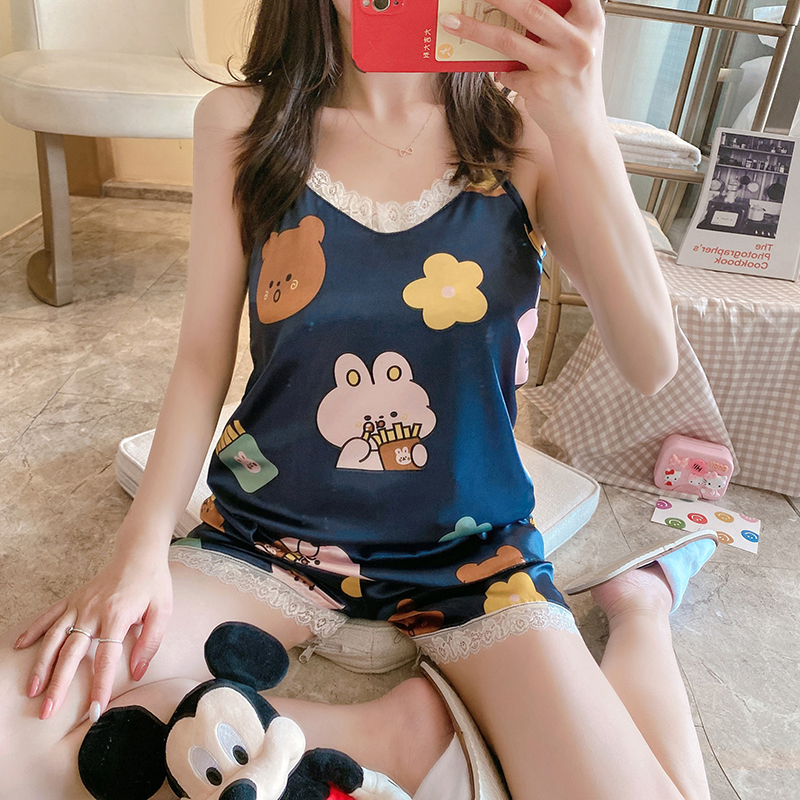 Bộ đồ ngủ nữ mặc nhà co giãn và mềm mại chất lượng cao đồ bộ đồ mặc nhà | BigBuy360 - bigbuy360.vn