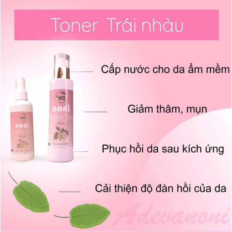 [Mỹ Phẩm Thiên Nhiên Adeva Noni] Toner Xịt Khoáng Trái Nhàu Không Cồn, Dưỡng Ẩm, Phục Hồi Và Tái Tạo Làn Da Bị Hư Tổn