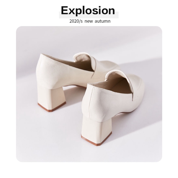 Giày Cao Gót Da Đế Dày Thời Trang Nữ Tính