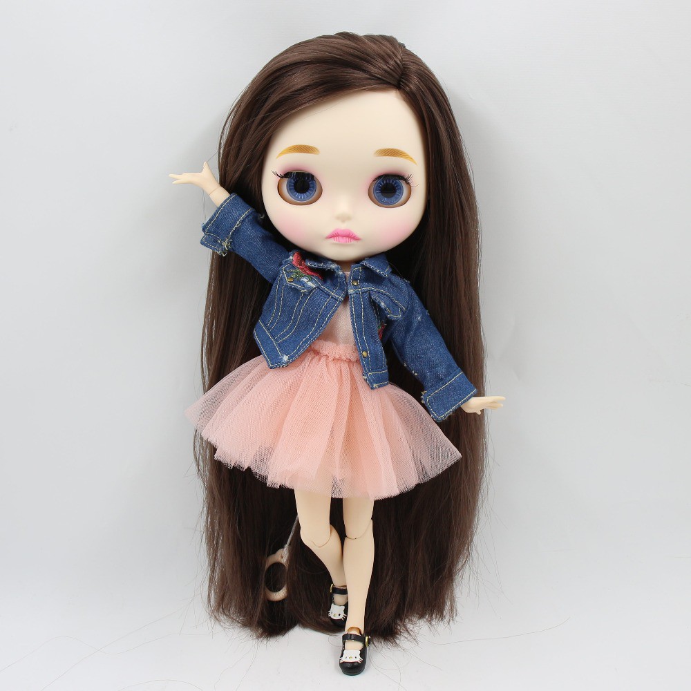 Búp bê Blythe BJD 1/6 có khớp 30cm màu mắt ngẫu nhiên