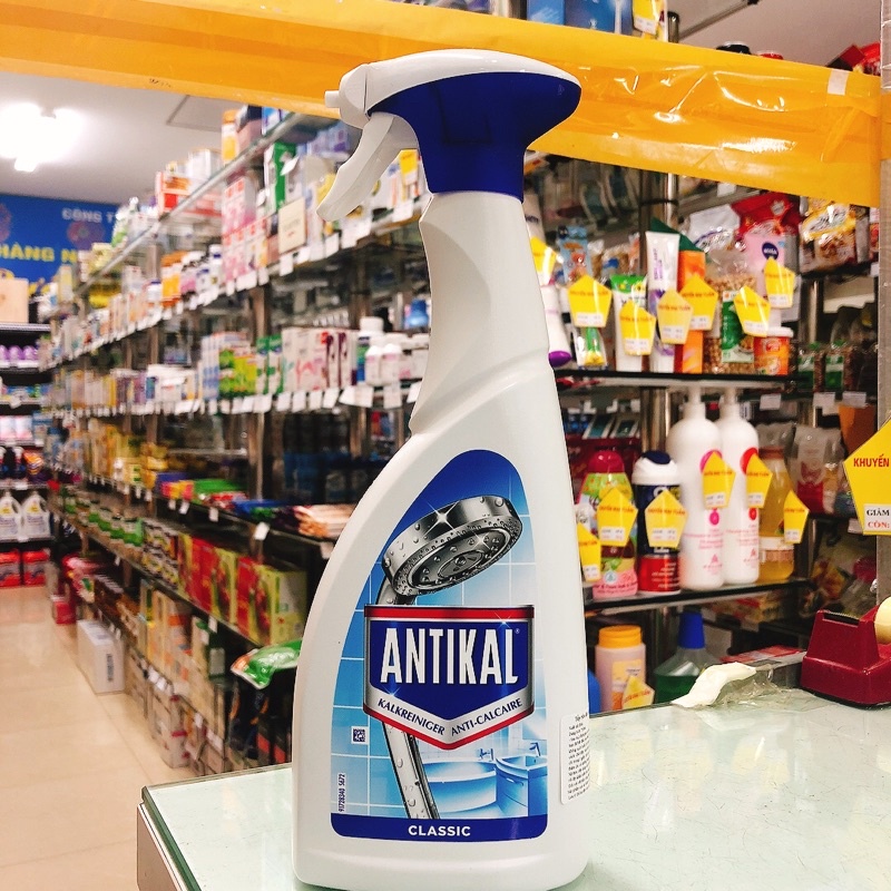 Xịt tẩy rửa đa năng Antikal Classic 750ml siêu sạch