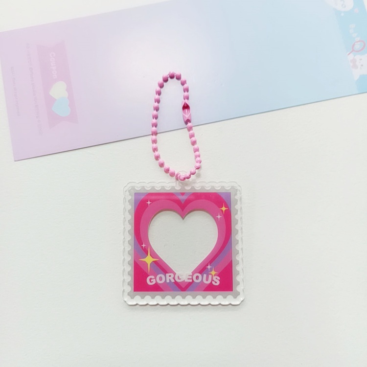 Ins Khung ảnh móc khóa acrylic