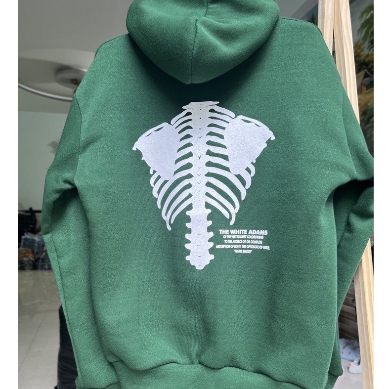 Áo Hoodie Khung Xương chất nỉ lông dày dặn Form to Rộng Phong Cách Hàn Quốc hottrend - A01