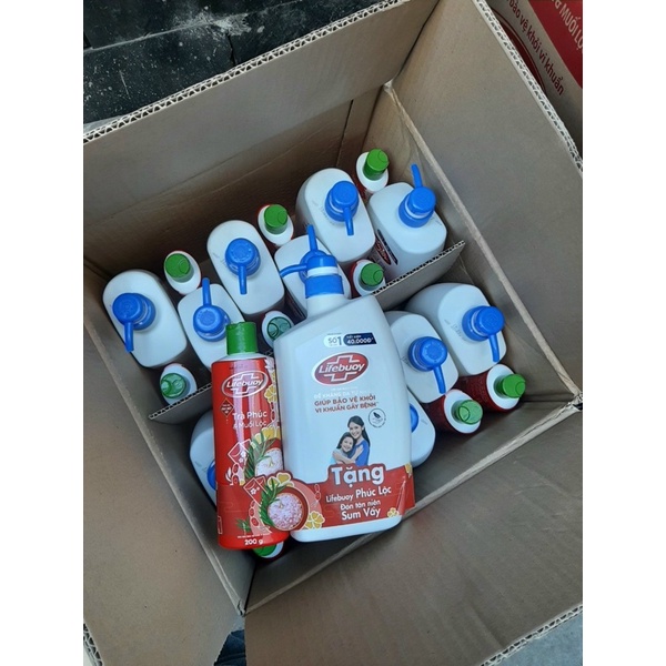 TẮM LIFEBUOY 850g tặng sữa tắm matcha khổ qua 200g