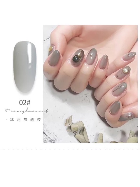 Tuyển chọn 200 mẫu nail thạch xám được yêu thích nhất