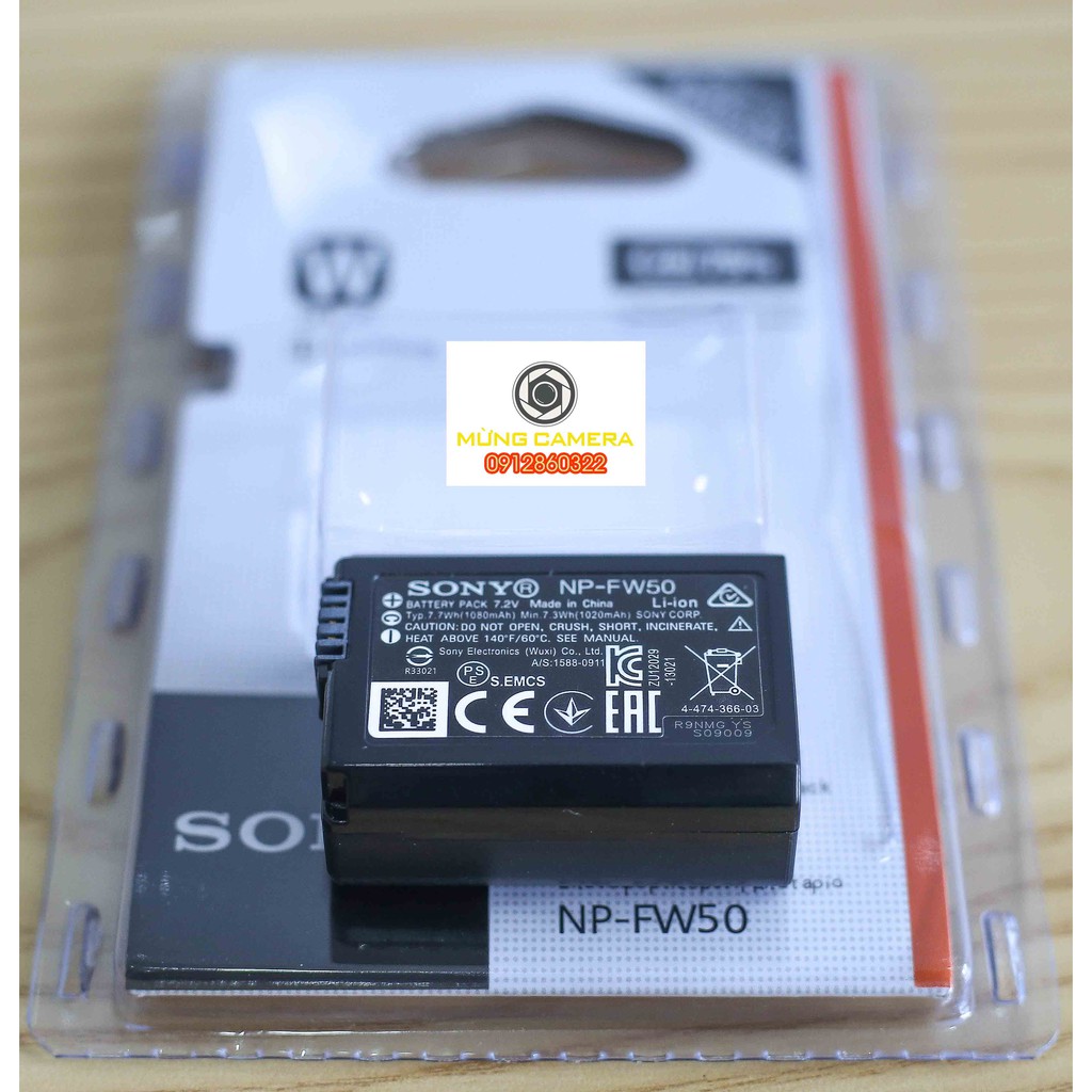 Pin sony NP-FW50 chất lượng cao cho sony A6000 , A6300 , A6500 , A7II , A7 , A7S , A7SII , A7R , A7RII