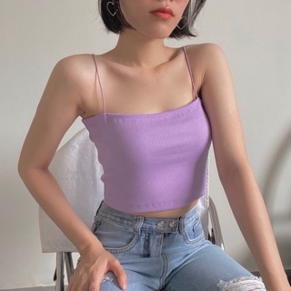 Áo ống dây bún thun gân