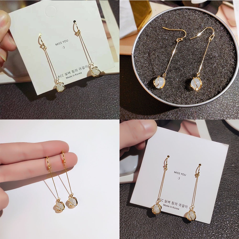 Khuyên Tai Nữ Trang Dáng Dài Tạo Hình Độc Đáo