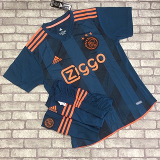 QUẦN ÁO BÓNG ĐÁ THỂ THAO ĐẦY ĐỦ LOGO AJAZ XANH NGỌC MỚI 2019-2020