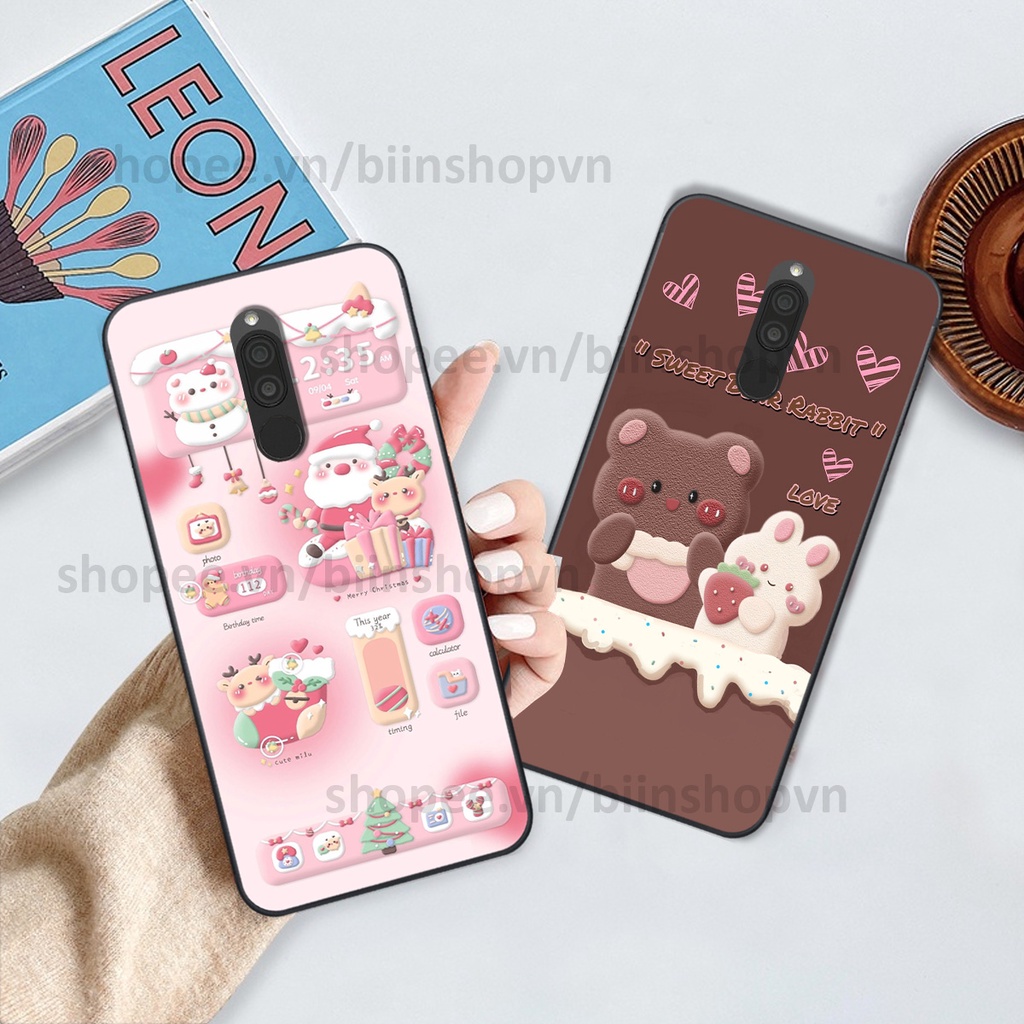 Ốp Xiaomi Redmi 8 in hình gấu chocolate kẹo ngọt siêu đẹp siêu xinh