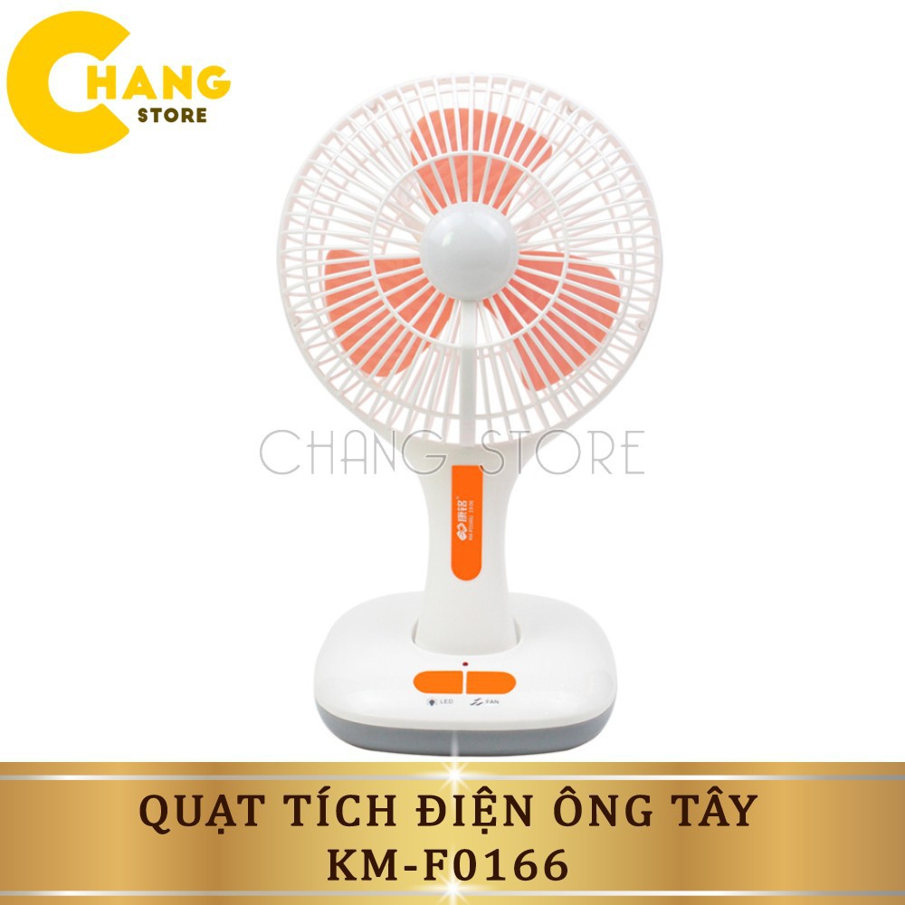 QUẠT TÍCH ĐIỆN TẢN LỒNG KM-F0336 CÓ ĐÈN SIÊU SÁNG * BẢO HÀNH 6 THÁNG *