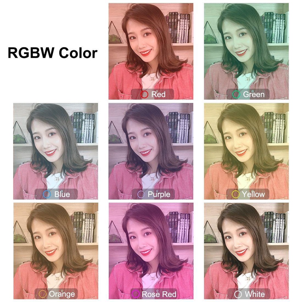 WATTLE Đèn LED Trợ Sáng Hỗ Trợ Quay Video YouTube Tik Tok