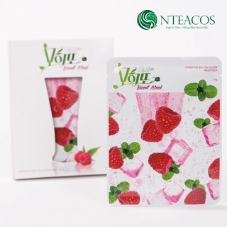 Mặt nạ dưỡng ẩm mojito - dâu (mojito hydrating bio cellulose mask pack