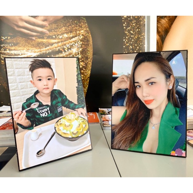 In Ảnh ép gỗ để bàn thương hiệu Tini Printing kích thước 10x15, 13x18, 15x21, 21x30