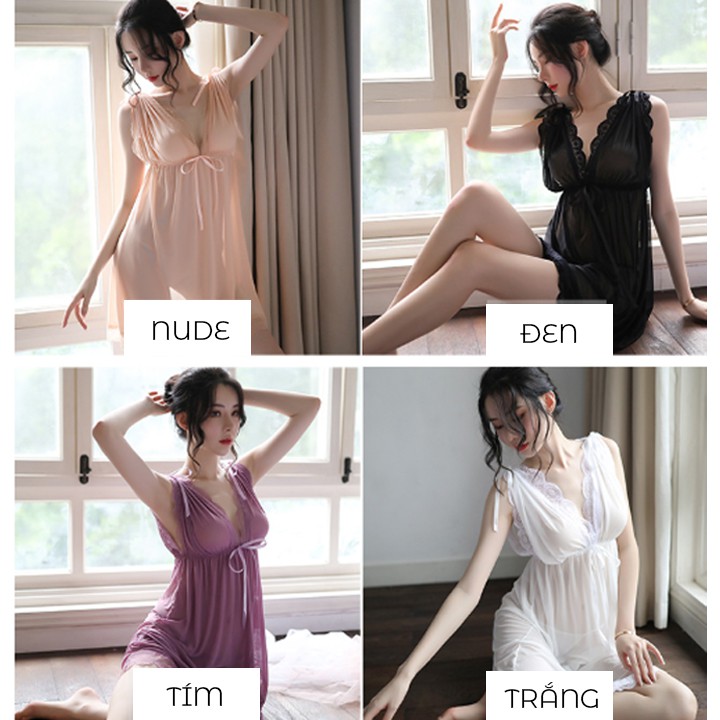 Váy Đầm Ngủ Họa Tiết Ren Sexy Forever Venise Siêu Quyến Rũ Gợi Cảm Đẹp Thanh Lịch