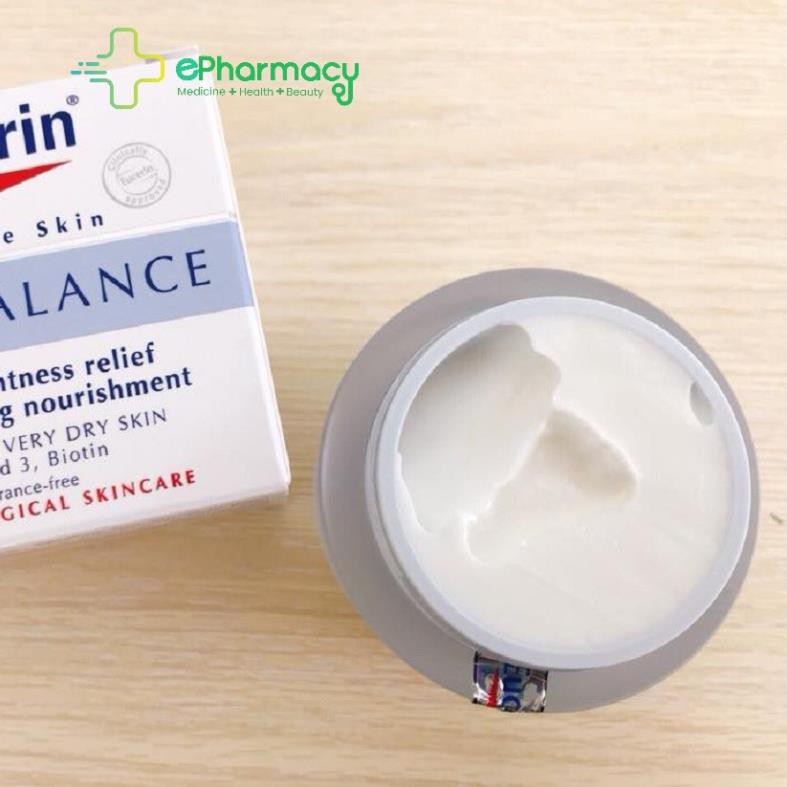 Hàng Đức- Kem Dưỡng Ẩm Eucerin Chuyên Sâu Dành Cho Da Khô, Da Nhạy Cảm-Eucerin Lipo Balance 50ml