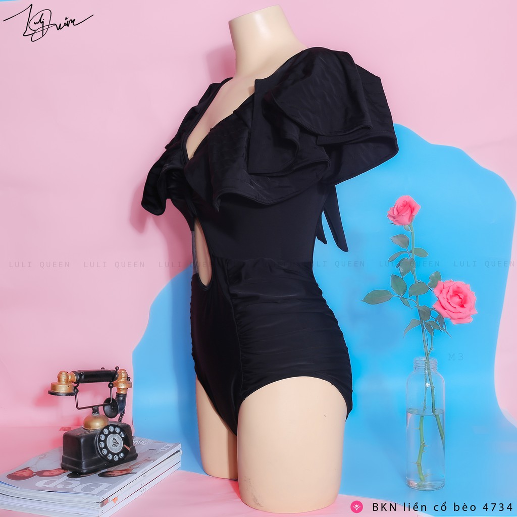 Bikini liền mảnh Vai bèo [FREESHIP][CHE KHUYẾT ĐIỂM] ĐỒ BƠI Khoét Lưng, Khoét eo, Đi biển