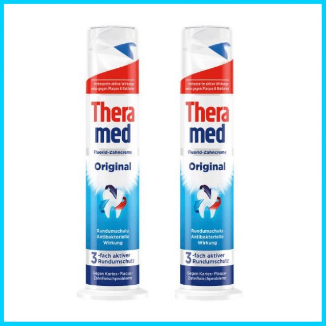 Kem đánh răng Theramed 2in1 Đức Dạng ống tròn