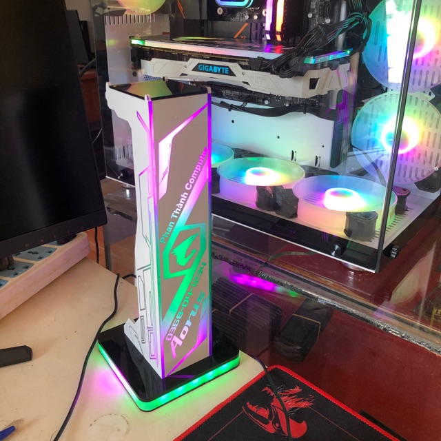 giá treo tai nghe gaming led rgb