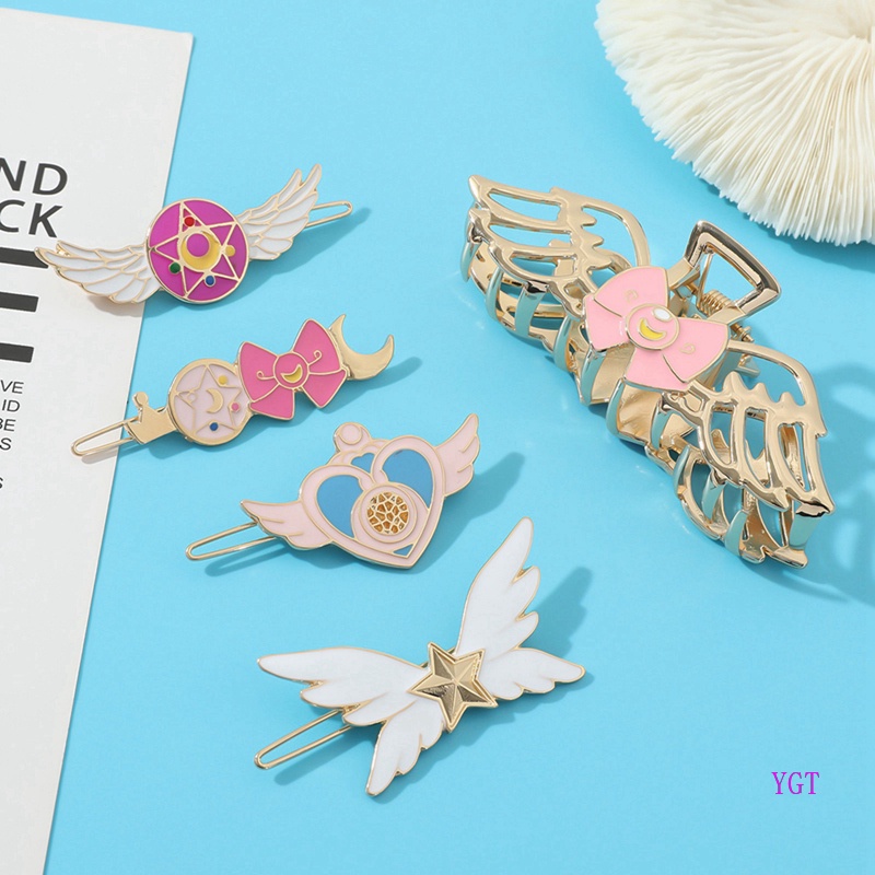 Kẹp Tóc Hình Thủy Thủ Mặt Trăng Dễ Thương Cho Nữ