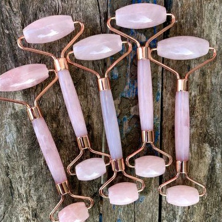 Bộ massage mặt, mí mắt đẹp da bằng đá thach.anh thiên nhiên