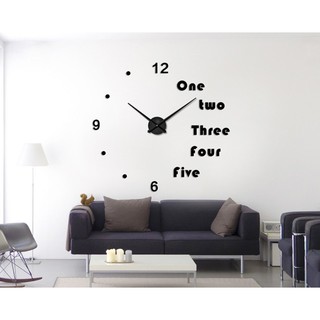 Đồng hồ trang trí treo tường - gắn tường sáng tạo 3D giá tốt loại lớn DH11