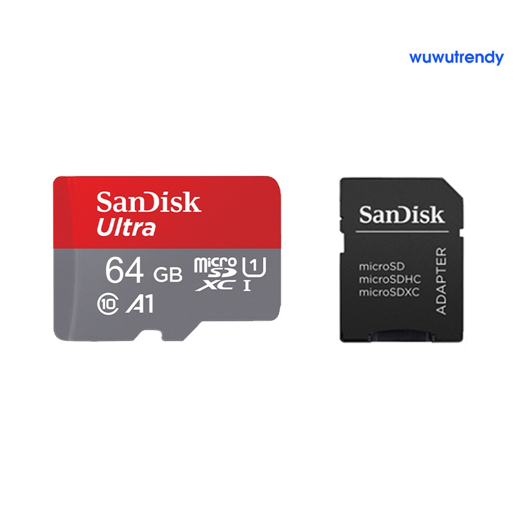 Thẻ Nhớ 64GB / 128GB / 256GB / 512GB TF / SD Siêu Mỏng Chống Thấm Nước Chống Từ Tính Hiệu Sandisk Dành Cho Máy Ảnh | BigBuy360 - bigbuy360.vn