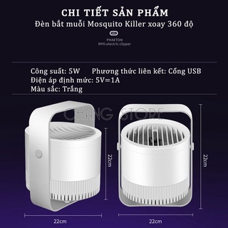 Máy đuổi muỗi Mosquito Killer Lamp _ có tay xách tiện lợi, đuổi  muỗi hiệu quả